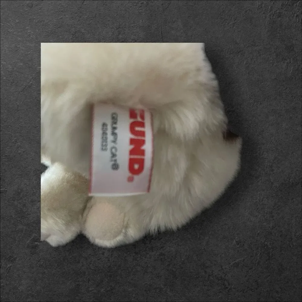 GUND Brown Cream Grumpy Cat Kitty Kitten Cute Plush Stuffed Animal Toy